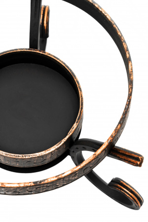 Садж чугунный 50 см + Подставка под садж "Шелковый путь"